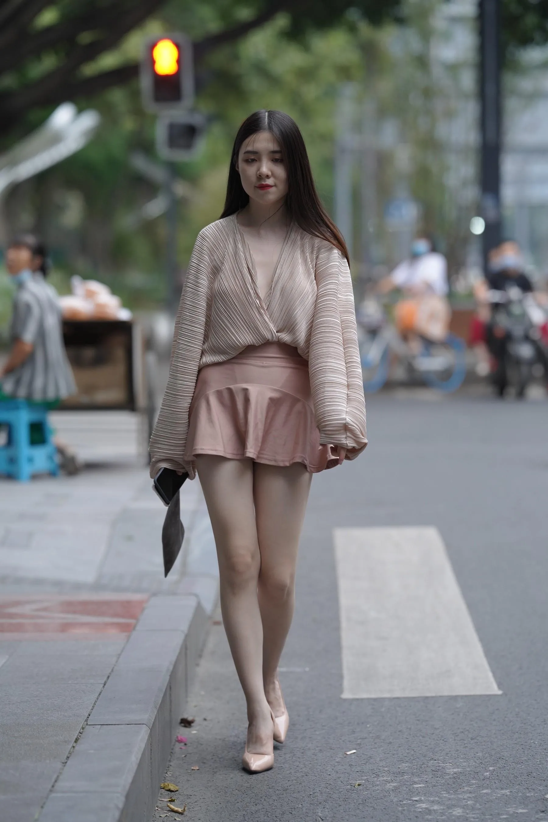 魔镜街拍 NO.167 可爱的粉色短裙小姐姐 [495P]插图3
